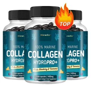Marine Collagen - With Hyaluronic Acid, Biotin & Blueberry