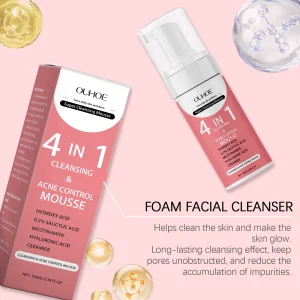 Korean Organic Salicylic Acid Foaming Face Cleanser